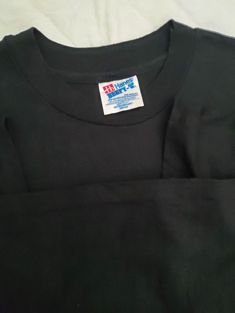 Vintage Corvette -Shirt 92-93 (Category: Tshirts & Polo Shirts ) located in Caloocan City. Submitted by cee_sar (Listing ID 1444718524, Image 3). Description: - Vintage 1993 Hanes Beefy-T UBC Varsity Classic T-Shirt - Color: Black - Size: Medium (M) - Features: Corvettes graphic and British Columbia Corvette Club logo - Origin: Made in USA - Additional Item Available: Red 1992 Corvette to Victoria T-Shirt, Size Medium (M) Medium Single stitch all