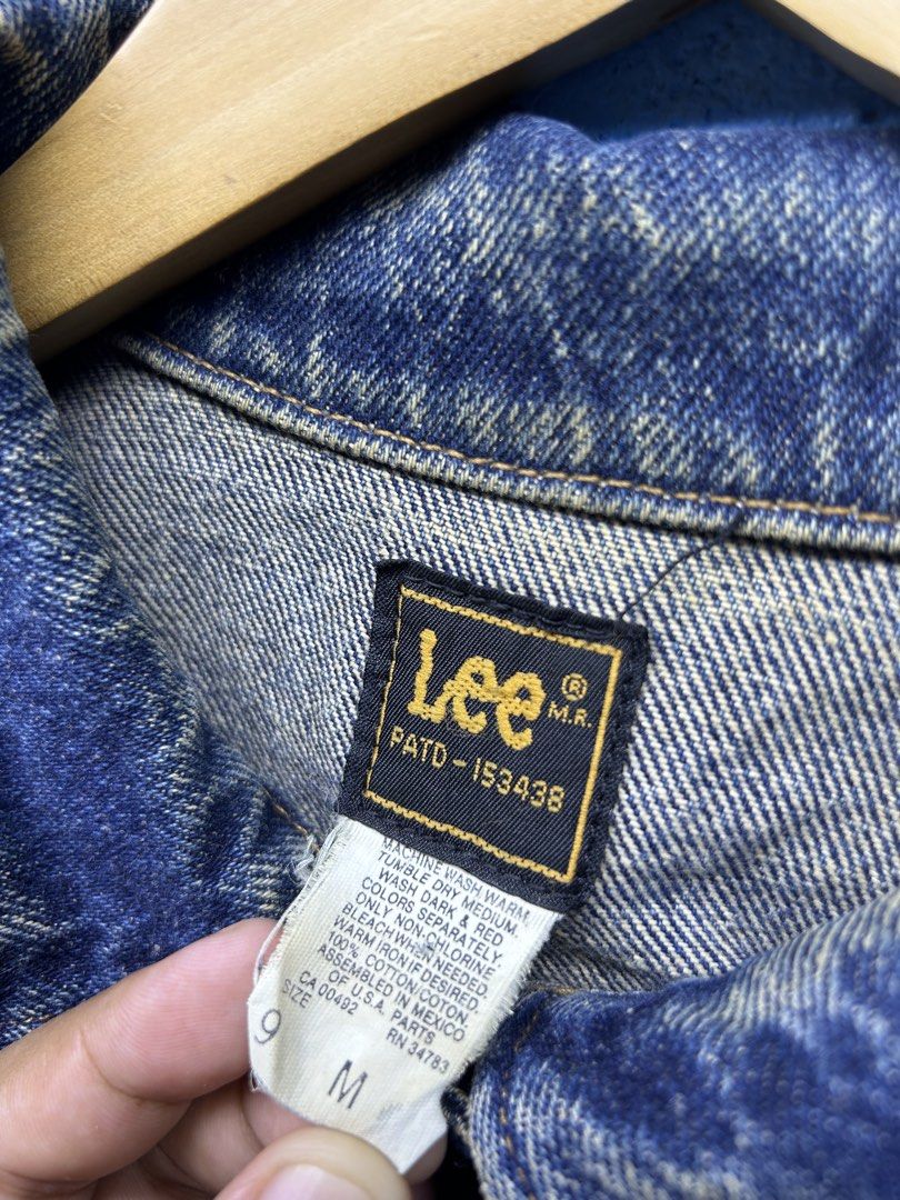 Vintage Lee Denim Jacket Acid Wash (Category: Coats, Jackets and Outerwear) located in Quezon City. Submitted by thriftxgoods (Listing ID 1444774218, Image 3). Description: - Classic Lee denim jacket -SIZE MEDIUM -DIMENSION 28x28 - Acid wash blue color - Button front closure - Two chest pockets with button flaps - Two side pockets - Estimated size: Medium (M) - Perfect staple piece for any wardrobe - Great for layering.