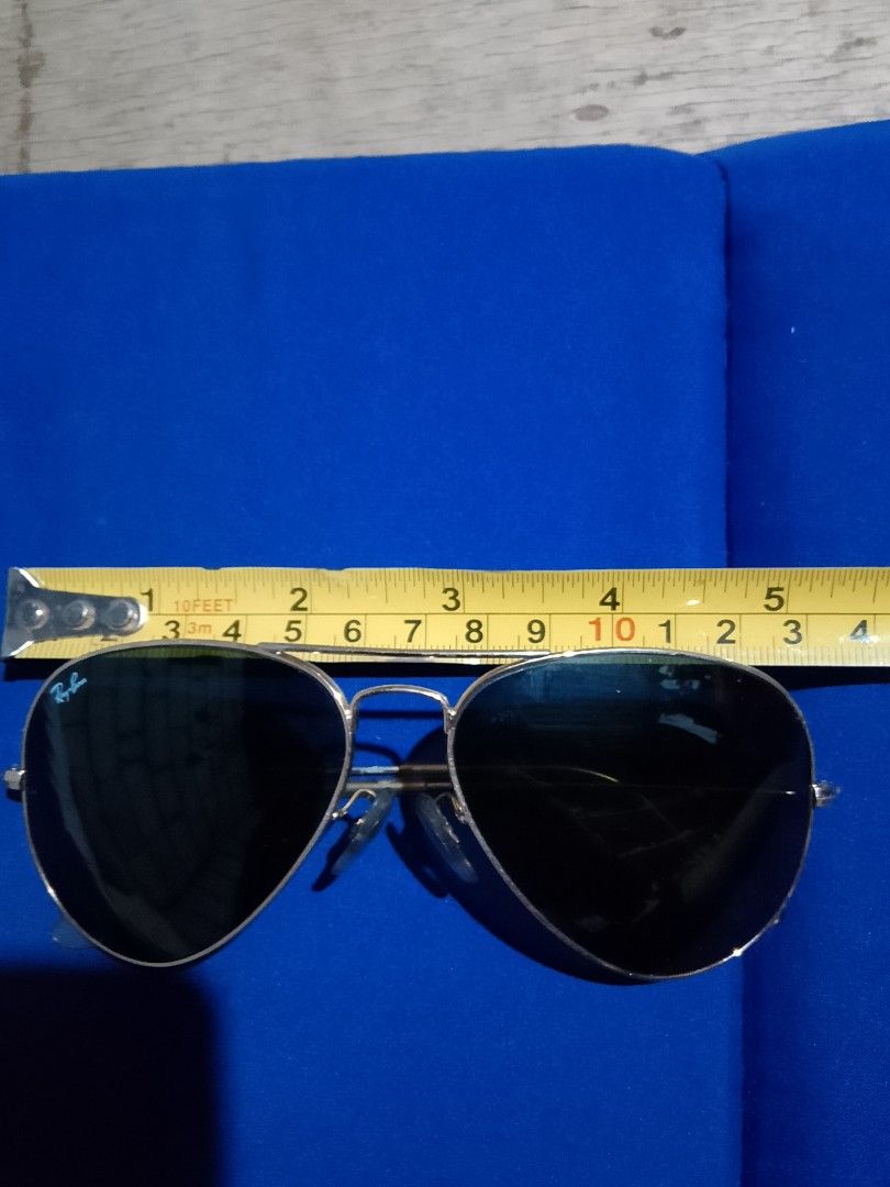 Vintage Ray ban Aviator 58[]14 (Category: Sunglasses & Eyewear) located in Angeles City. Submitted by well_thrift (Listing ID 1444836983, Image 2). Description: Vintage Rayban Aviator 58[]14 minimal dents and signs of usage. No box/case, but will provide before shipping. Made in italy. 58[]14 🏷️Selling for 2,800 plus sf. 🚚💵Gcash x Jnt. 📍Pampanga. Dm.📩📩.
