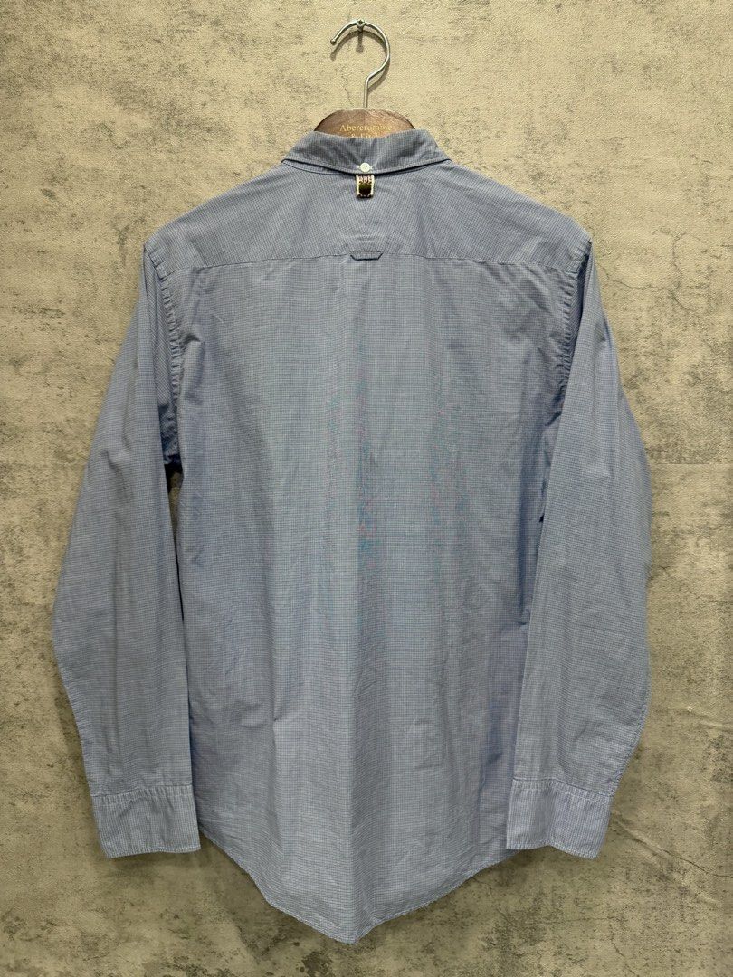 VISVIM - POINTED COLLAR CHECK SHIRT (Category: Formal Shirts) located in Quezon City. Submitted by daboy_ (Listing ID 1444851862, Image 3). Description: Size: S Condition: 10/10 Material: 100% Cotton Made in: Japan Dimensions Width: 20” Length: 27” Sleeves: 23” Shoulder: 17” .