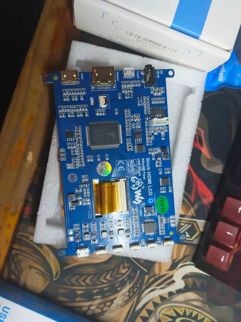 Waveshare 5" Raspberry Pi Touch Screen Display Bundle (1 Month Used / Like New) (Category: Monitor Screens) located in Marilao. Submitted by gsaucecries (Listing ID 1444715649, Image 3). Description: ✅ Like new - used for 1 month only (thesis project, upgrading to bigger display) ✅ Complete set, plug and play right out of the box Can also sell separately. 📦 Included: • Waveshare 5" HDMI LCD (G) Touch Screen - 800x480 high resolution, crisp touch