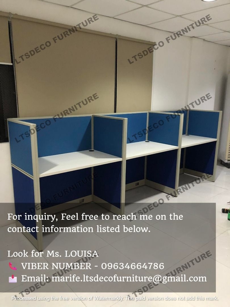 WORKSTATION TABLE DESK OFFICE PARTITION FURNITURES BPO SYSTEM (Category: Office Furniture & Fixtures) located in Quezon City. Submitted by louisa.ltsdeco (Listing ID 1444729692, Image 3). Description: 👉Are you looking for WORKSTATION, MODULAR CUBICLES OFFICE PARTITION, and OFFICE FURNITURE SUPPLIER? LTSDECO Furniture, is direct supplier, manufacturer, and trusted provider of high quality, affordable and durable modular office divider partition, 