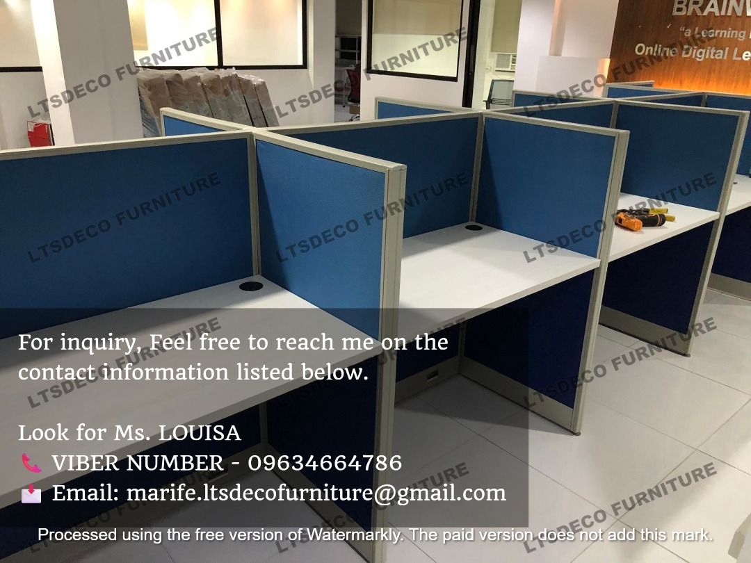 WORKSTATION TABLE DESK OFFICE PARTITION FURNITURES BPO SYSTEM (Category: Office Furniture & Fixtures) located in Quezon City. Submitted by louisa.ltsdeco (Listing ID 1444729692, Image 2). Description: 👉Are you looking for WORKSTATION, MODULAR CUBICLES OFFICE PARTITION, and OFFICE FURNITURE SUPPLIER? LTSDECO Furniture, is direct supplier, manufacturer, and trusted provider of high quality, affordable and durable modular office divider partition, 