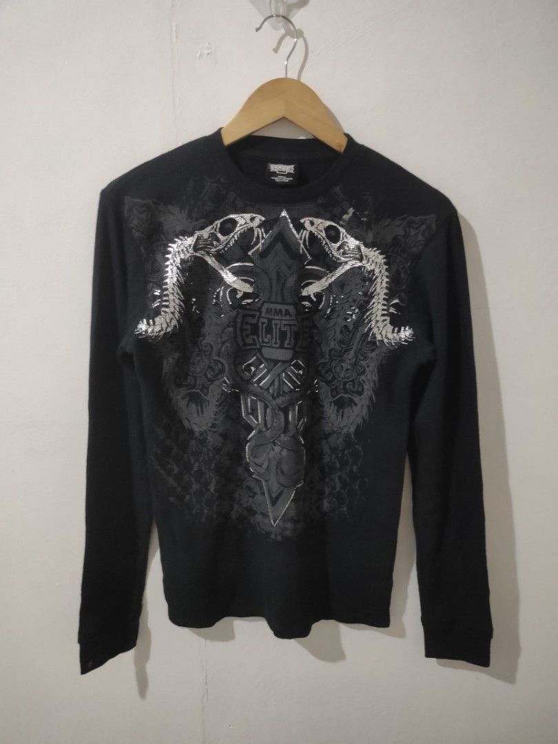 Y2K MMA Elite Thermal Longsleeve (Category: Tshirts & Polo Shirts ) located in Ozamiz City. Submitted by outregrails (Listing ID 1444795292, Image 1). Description: Excellent condition No issue Great size Size on tag small Dimes 18/26.5 (stretchy yung material).