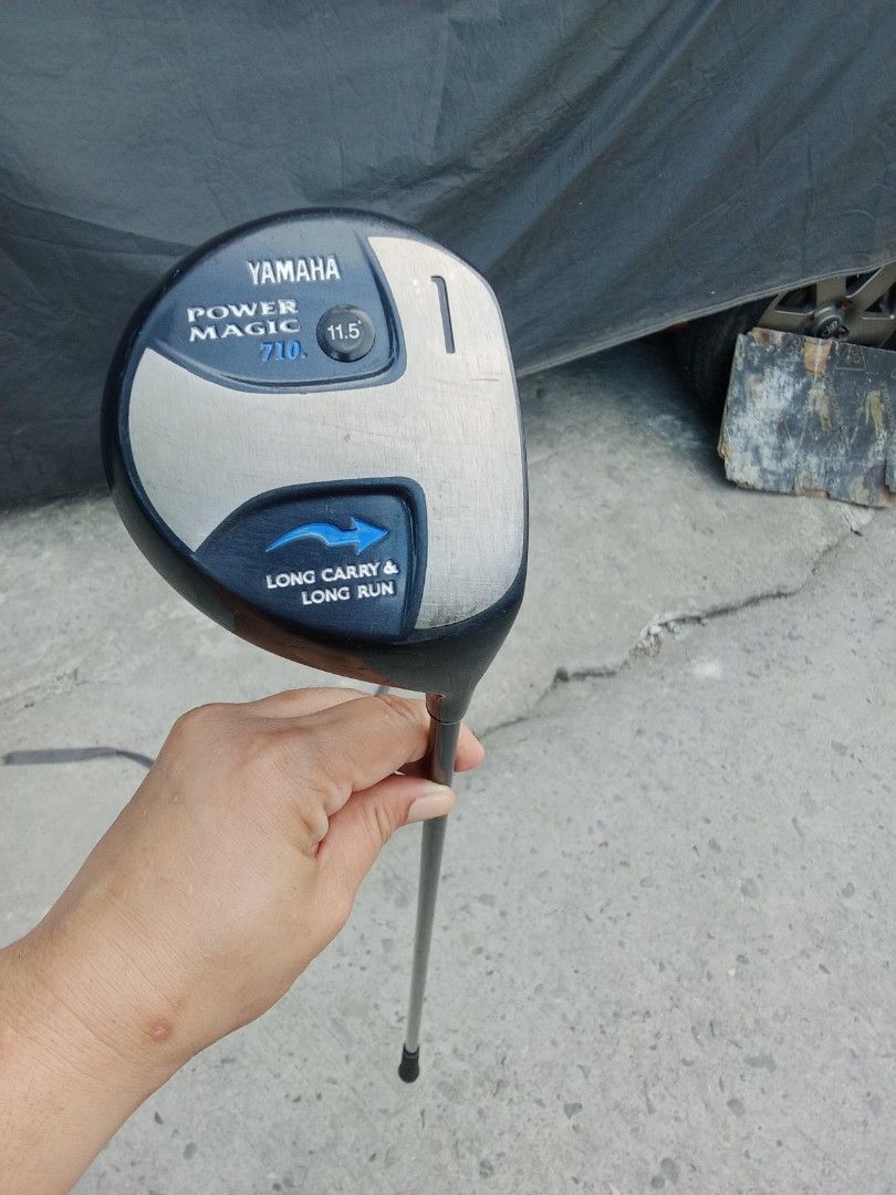 Yamaha Power Magic 710 Titanium driver, Flex R, Right Handed, (Category: Golf) located in San Pedro. Submitted by trisheljas_japansurplus (Listing ID 1444845298, Image 1). Description: 📍For Sale📍 Yamaha Power Magic 710 Titanium driver with a 11.5° loft. Flex R Graphite shaft golf Pride Grip location 📍 Filinvest Homesite barangay bagong silang san pedro laguna 📍.