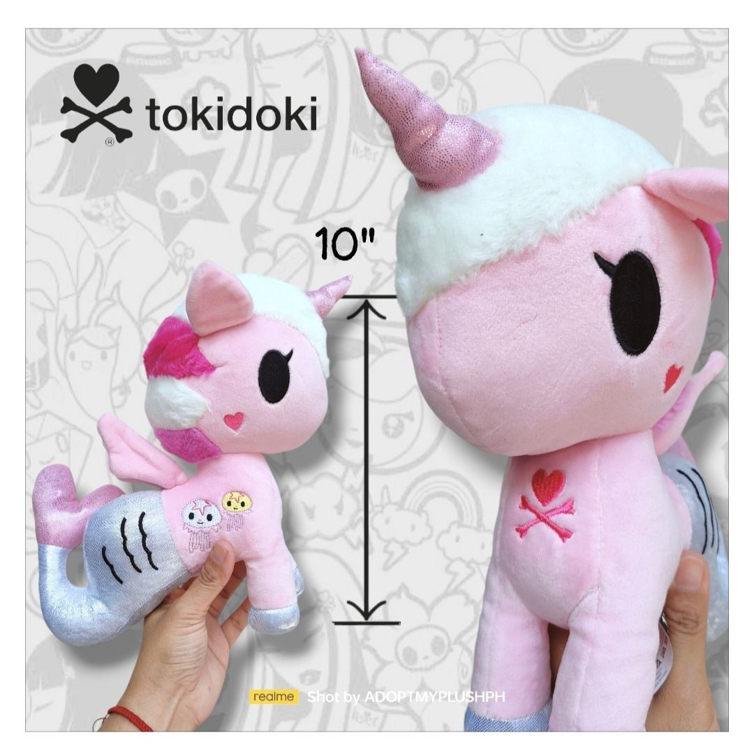 10" Aurora World Tokidoki, Mermicorno Plush Toys, Size M (Category: Toys & Games) located in Taguig. Submitted by adopt.my.plush.ph (Listing ID 1441476342, Image 2). Description: ‼️Last Price (LP) Posted Aurora World Tokidoki, Mermicorno: Gelatina plush toy figure - Product measures approximately 10" H - Creatively designed with shimmer fabric horn, tail, and feet - Vibrant colors and exquisite embroidery are all ages and friends and plush toys f