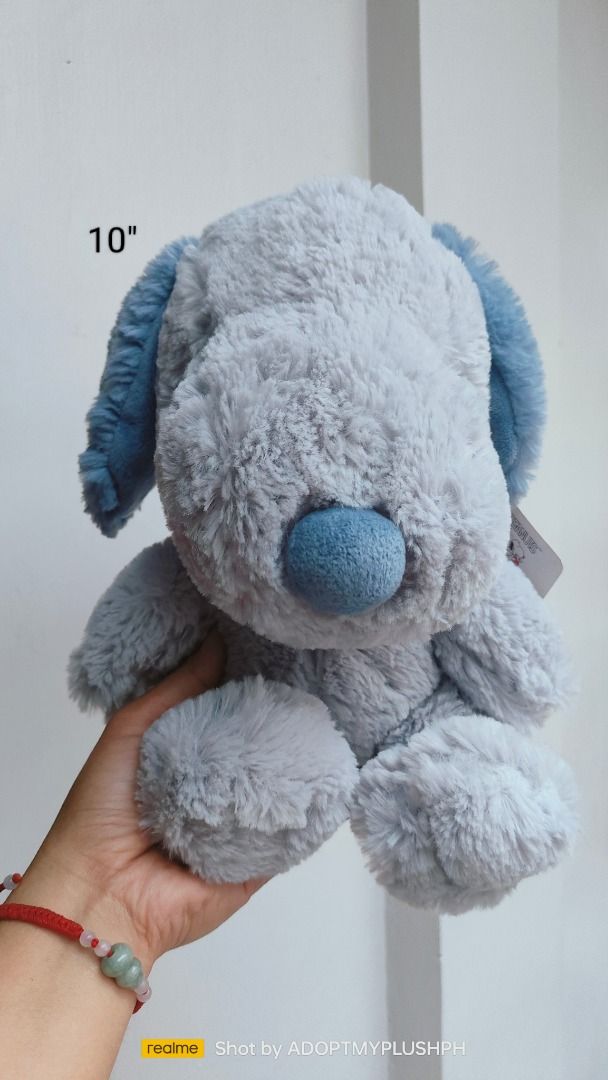 10" PEANUTS Snoopy Busty Blue-Grey Fluffy Plush Variant (Category: Plushies & Soft Toys) located in Taguig. Submitted by adopt.my.plush.ph (Listing ID 1441396956, Image 2). Description: sitting plush NWT.