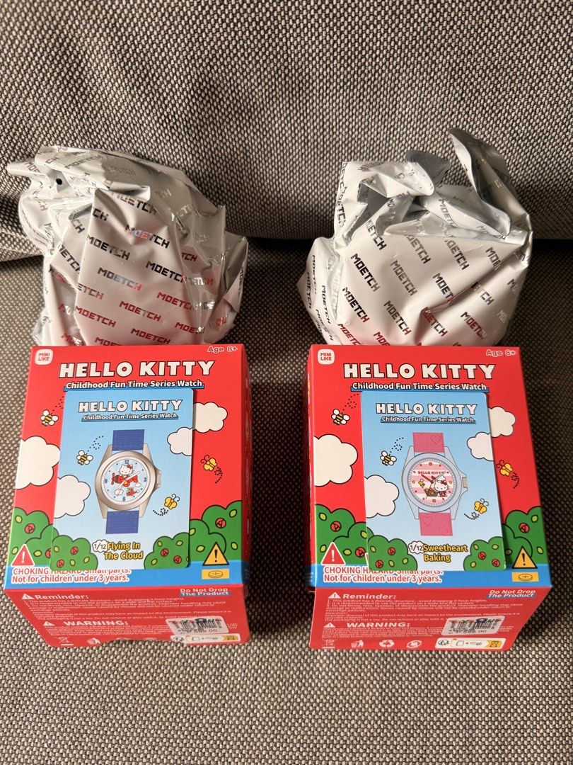 Hello Kitty Childhood Fun Time Series Watches (Category: Women's Watches) located in Quezon City. Submitted by chuck427 (Listing ID 1441385207, Image 1). Description: - Brand new Kitty watches - From the Childhood Fun Time Series - Available designs: 1. Friend’s Diary 2. Sweetheart Baking 3. Vitality Garden 4. Sailing Journey 5. Sweetheart Reading 6. Joyful Performance 7. Stargazing Diary - Ideal for Kitty fans and collectors - Comes in original 