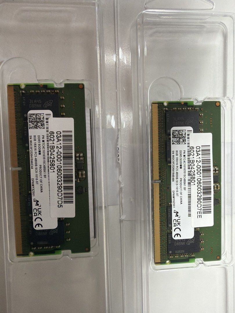 2x DDR5 SODIMM RAM Modules470916969142702080