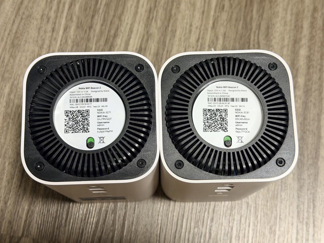 2x Nokia WiFi Beacon 2 Mesh System with Power Adapters471399910218158081