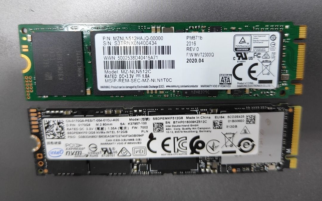 512 GB SSD Nvme