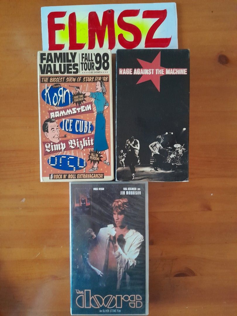 90's VHS tapes FREE SHIPPING (Category: CDs & DVDs) located in Muntinlupa City. Submitted by elmsz (Listing ID 1441382489, Image 1). Description: Wala na ako VHS player. Nakatago na lang. FREE SHIPPING na. Libre na din yung VHS cleaner. Lalamove pickup Alabang. Shipping via J and T. Gcash.