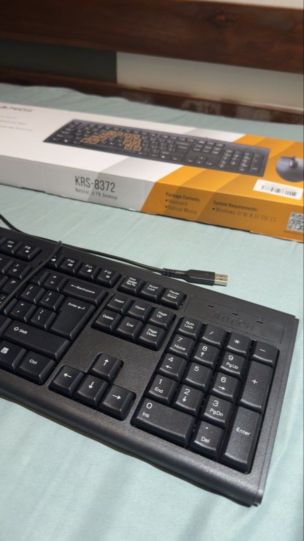 A4Tech KRS-8372 Wired Keyboard and Mouse Combo (Category: Computer Keyboard) located in Cebu City. Submitted by mortonbal09 (Listing ID 1441516272, Image 3). Description: A4tech membrane keyboard USB KEYBOARD ONLY NO MOUSE ₱250 negotiable .