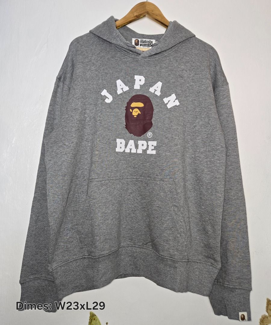 A Bathing Ape (BAPE) Japan College Pullover Hoodie (Category: Coats, Jackets and Outerwear) located in Calamba. Submitted by 2ndvibeph (Listing ID 1441563029, Image 1). Description: .