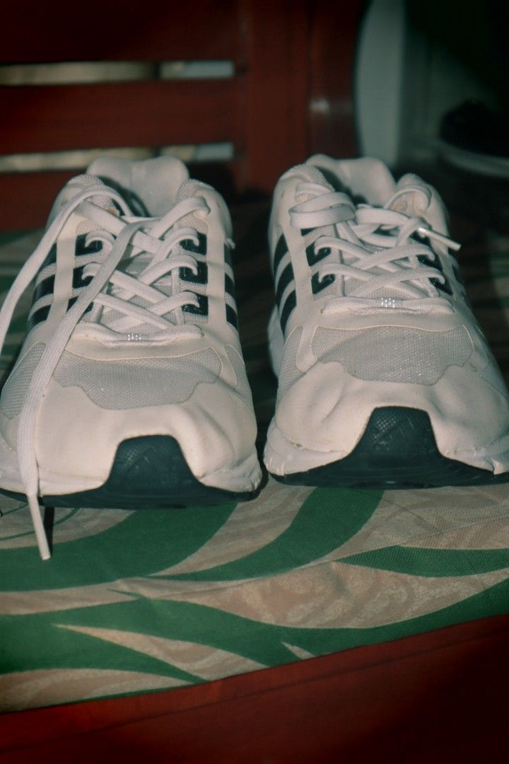 Adidas Men's Equipment (Category: Sneakers) located in Piddig. Submitted by itemsbycob (Listing ID 1441536071, Image 2). Description: - Brand: Adidas - Model: Men's Equipment - Color: White with black stripes - Size: EU 40.5 / UK 6.5 / US 7.5 - Condition: Excellent - Features: Iconic Adidas design, comfortable for daily wear. - Meetup Location: St. Anne Catholic Church, Piddig, Ilocos Norte. or delivery.