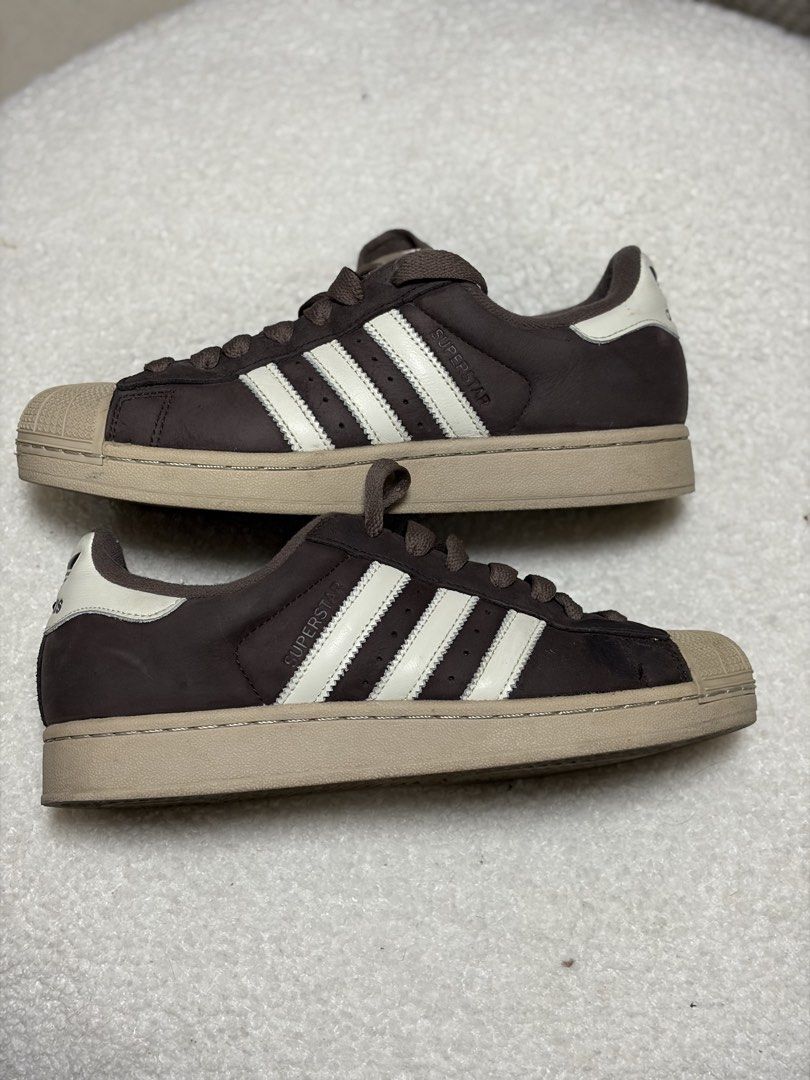 Adidas Superstar II Aurora Coffee (Category: Sneakers) located in Bulacan. Submitted by nicniccll (Listing ID 1441535025, Image 1). Description: 25 cm bought at sm north adidas rfs: decluttering no shoe box.