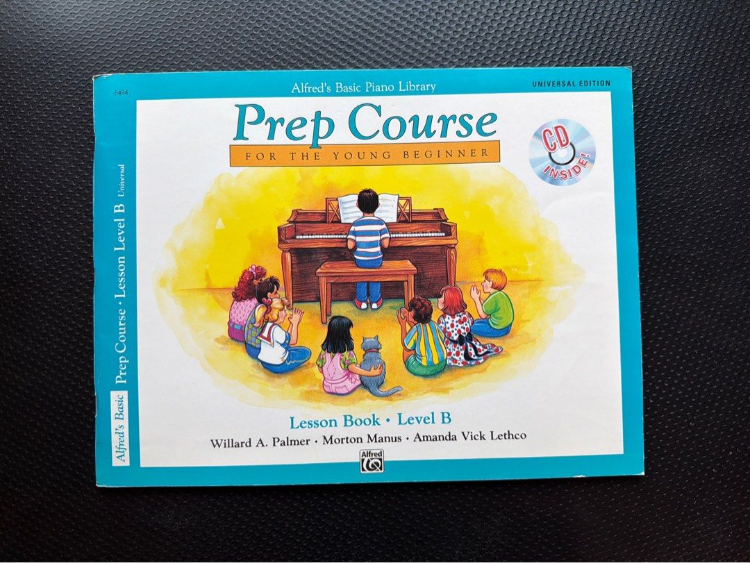 Alfred's Basic prep course Level B （分類：音樂與媒體 - 樂譜）位於 Hong Kong。 由 owlying 提交（商品編號 1441476007，圖片 1）。簡介： Alfred'sBasicPrepCourse鋼琴教材，LessonBookLevelB適合初學者，附CD，書況佳，內頁乾淨。
