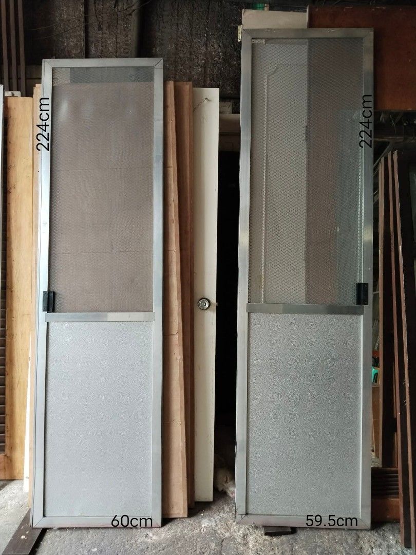 Alum Sreen Door (2nd Hand) (Category: Looking For) located in Quezon City. Submitted by atgeremias313 (Listing ID 1440246594, Image 2). Description: Alum Screen Door (2nd Hand) Available sizes: 60x224cm - 2pcs 72x206cm - 1pc 90x207cm - 1pc 📲0985-887-8973 📍313 Quirino Highway, Baesa, QC 🚚Lalamove/Pick up.
