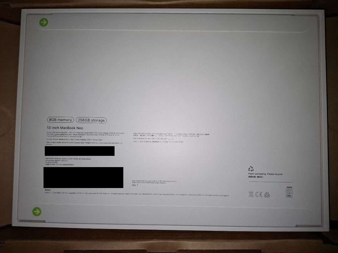Apple MacBook Neo471166381793617921