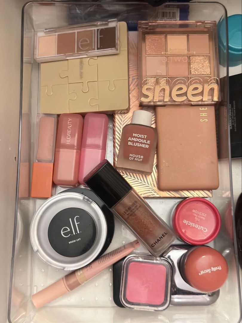 Assorted Eyeshadow Palettes, Blushes, and More (Category: Makeup) located in Malolos. Submitted by 3cyclothing (Listing ID 1441504470, Image 1). Description: Pre loved Make Ups huda cotton candy - 880 ❌ SOLD huda bubblegum - 800 ❌ SOLD chanel les beiges blush - 3,000 ❌ SOLD tarte palette - 1,800❌ SOLD saie - 1,500 kiko unlimited blush - 800 ❌ SOLD kiko smart blush - 480 kiko high pigment eyeshadow - 550 huda cc - 880 ❌ SOLD elf brow gel - 400 ❌ S