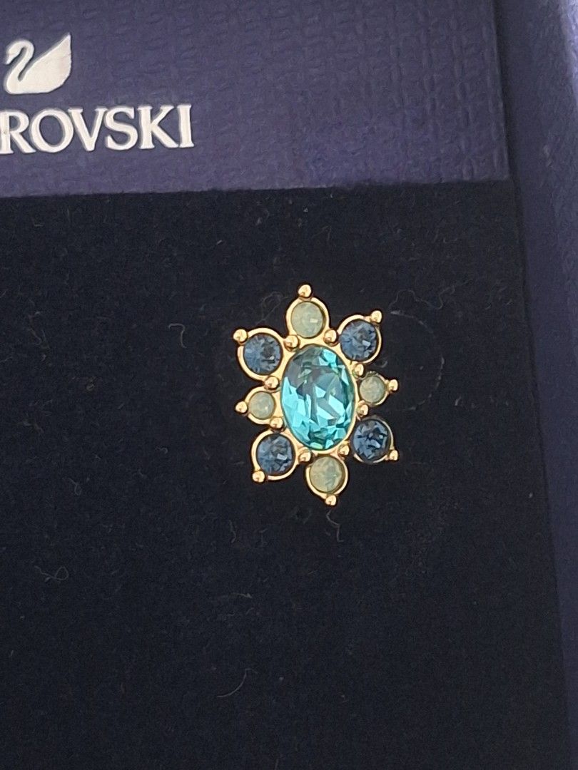 Authentic Swarovski Crystal Earrings (Category: Earrings) located in Singapore. Submitted by vintagehuntsg (Listing ID 1441500231, Image 3). Description: Authentic Swarovski crystal earrings. Measures approx. 1.8 x 1.8cm Comes with original box. Self collect at Choa Chu Kang ave 5 or free registered postage..