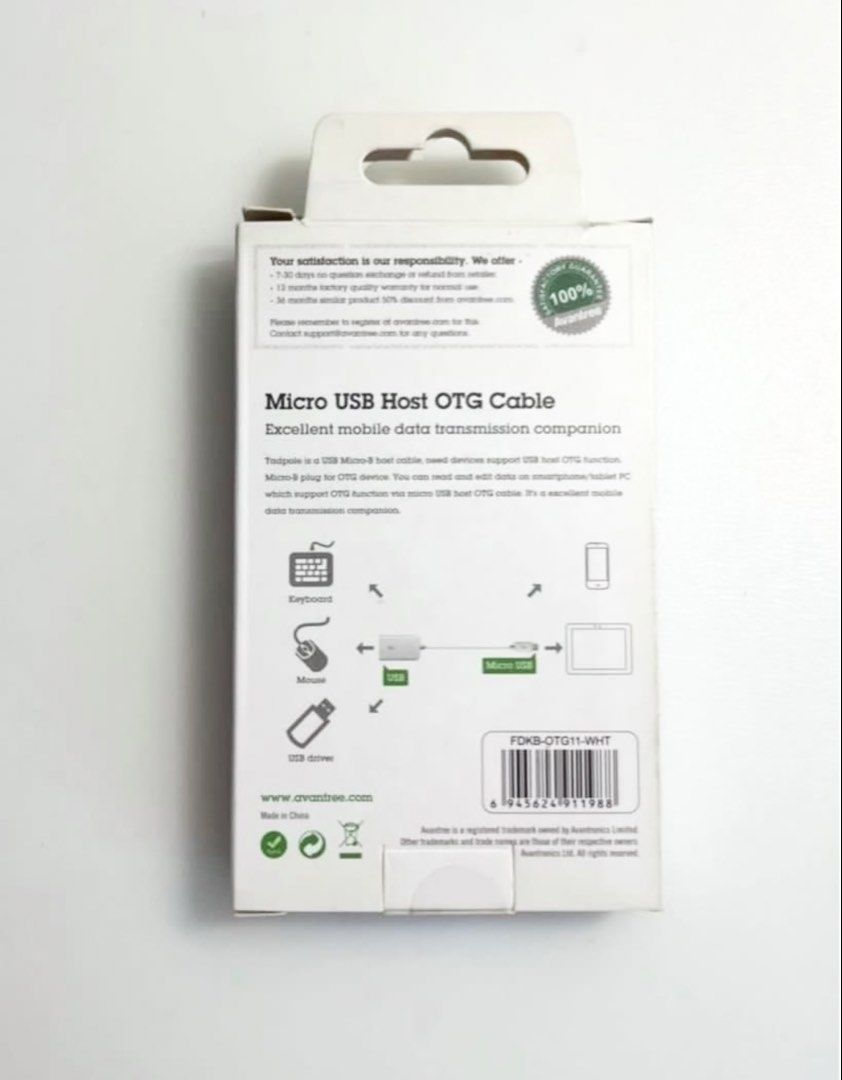 Avantree Micro USB Host OTG Cable (new)471622528995184646