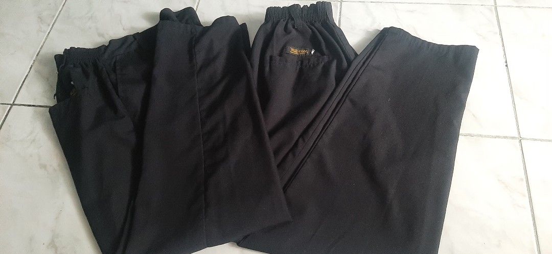 Black/blue pants and polo school uniform (Category: Sets & Coordinates) located in Valenzuela. Submitted by fiercefire.097be0 (Listing ID 1441392138, Image 2). Description: Selling a pair of black pants. They have an elastic waistband for comfort. Good for casual wear or lounging. Easy to pair with any top. Let me know if you have questions..