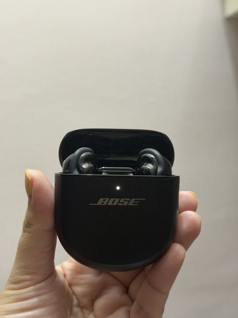Bose QuietComfort Ultra Earbuds (Category: Earphones) located in Manila. Submitted by migeyaa (Listing ID 1441425142, Image 3). Description: No Bose QuietComfort Ultra Earbuds (2nd Gen) - Barely Used Price: P13,500 Original Price: P19,500 Condition: - Barely used (only a few weeks) - Excellent / original condition - No issues, no defects - Comes with original box and accessories Highlights: - Industry-leading noise cancellation - Premium Bose sou