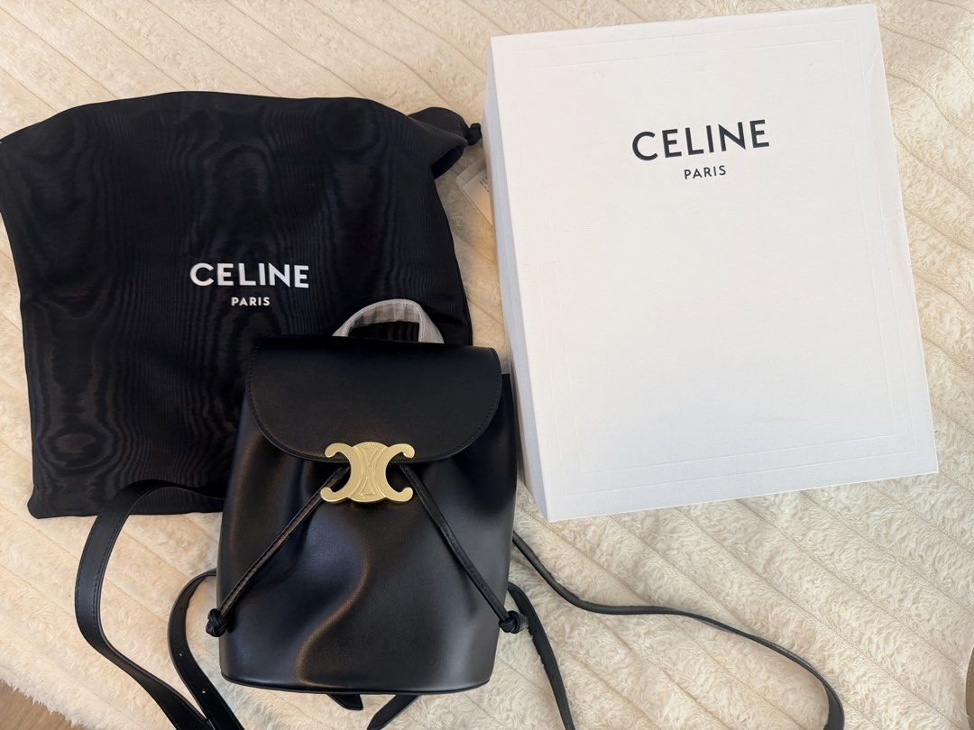 Celine Bonnie Backpack Calfskin Leather (Category: Backpacks) located in Caloocan City. Submitted by bbagsandpreloved (Listing ID 1441469087, Image 2). Description: Complete with Box and Dustbag Brand New Calfskin leather .