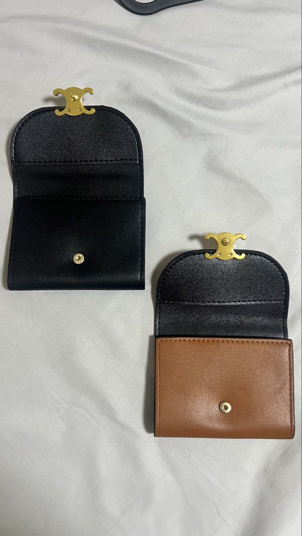 Celine Triomphe Wallet - Black and Brown (NGA) (Category: Luxury Bags & Wallets) located in Cavite. Submitted by bubfinds (Listing ID 1441529947, Image 2). Description: NGA! .