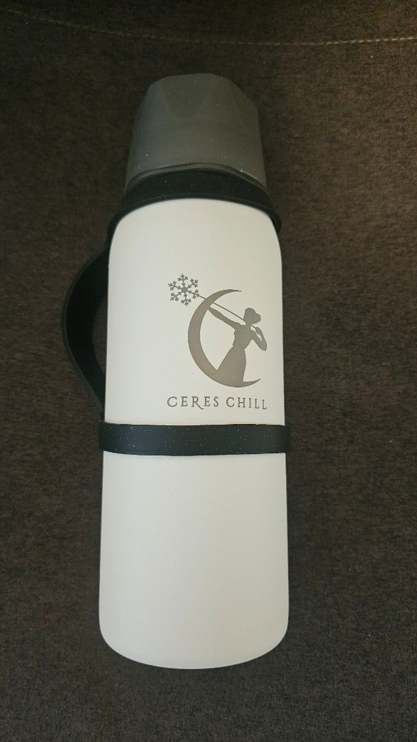 Ceres Chill Thermos Flask White with Strap470862652392099840
