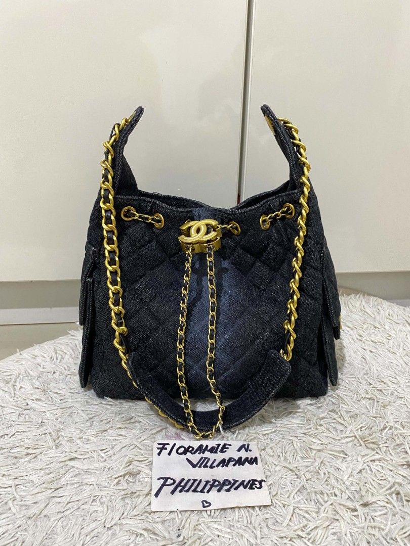 Chanel denim (Category: Luxury Accessories) located in Tagum. Submitted by luxbagelyas (Listing ID 1441562185, Image 1). Description: no flaws super bet maganda pa kulay sign of use only.