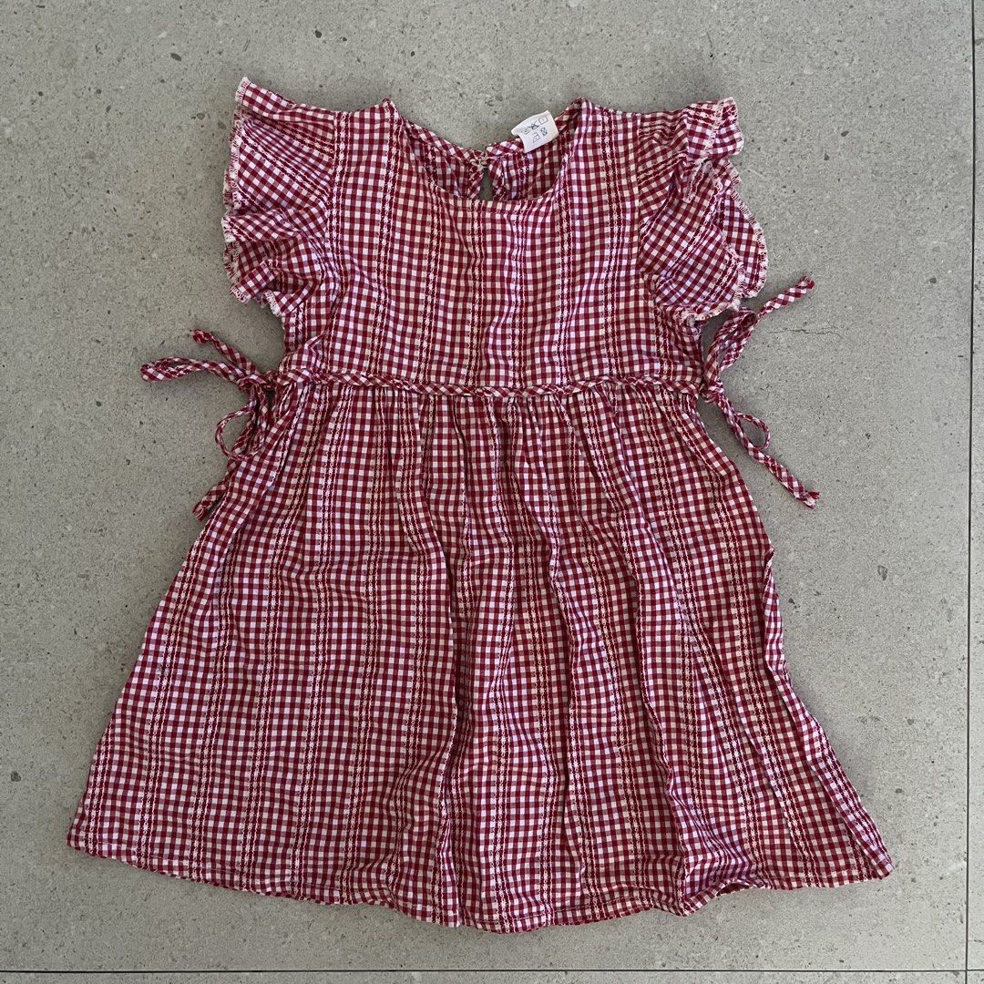 Checkered Red Toddler Dress 2Y (Category: Babies & Kids Fashion) located in Quezon City. Submitted by nchm88 (Listing ID 1441398706, Image 1). Description: Pretty checkered dress for toddler girls - Only used once, like new and no damages - Size 2Y - cotton material Shipping care of buyer.