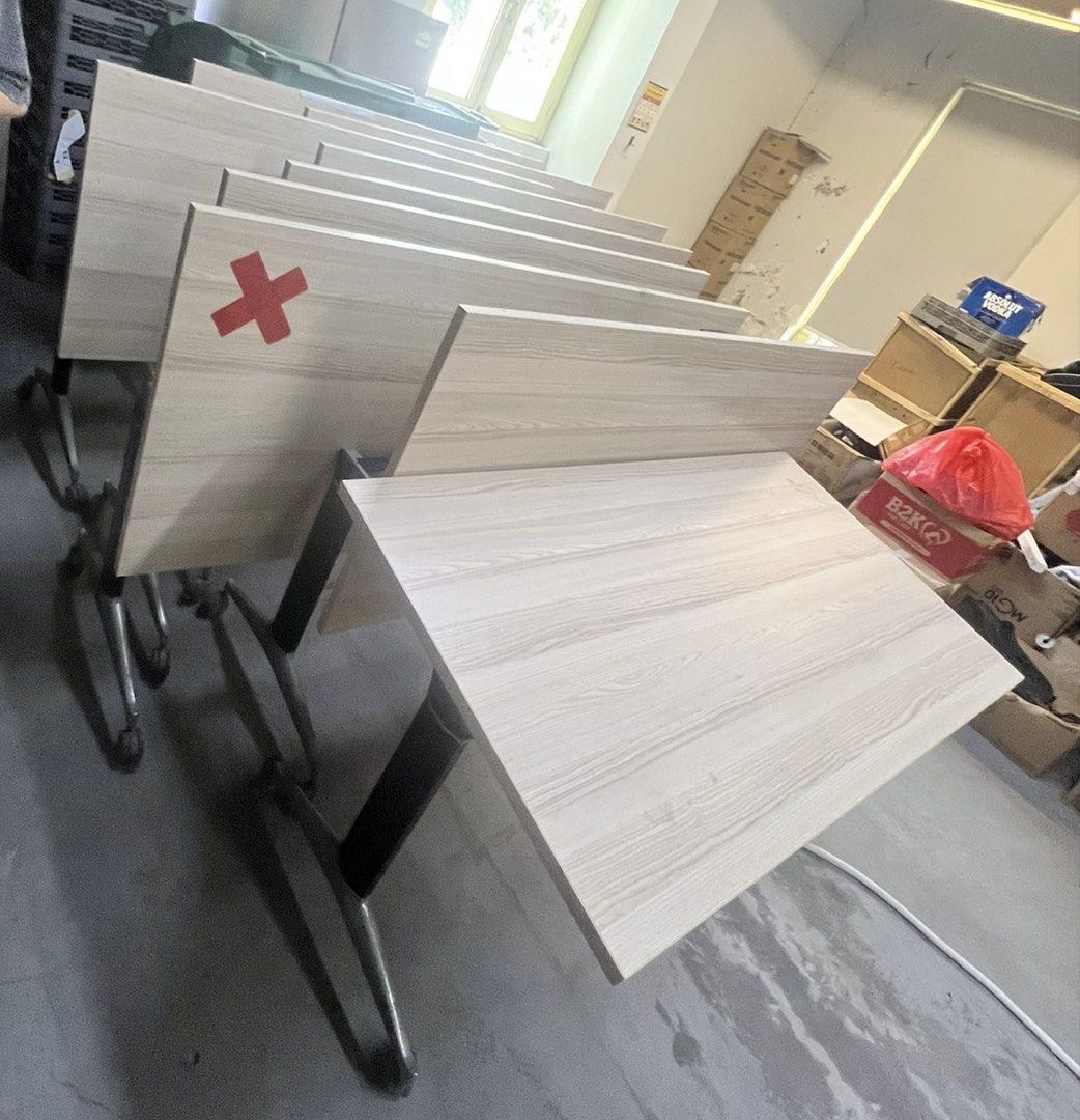 Computer Table; Study Tables; Utility Table (Category: Tables & Sets) located in Singapore. Submitted by sgkitchenbuyer (Listing ID 1441396392, Image 3). Description: Availability Qty: 9 pcs Measurements : 1500x750x740mm (LxWxH) Showroom / Collection: 1 Tuas South Ave 6 #03-10 Singapore 637021 *Free Parking Weekdays: 9.30 to 5.30pm Saturday: By appointment only Please avoid lunch hour 12 to 1pm Cindy 82021728 Steven 82980038 Payment via PayNow .