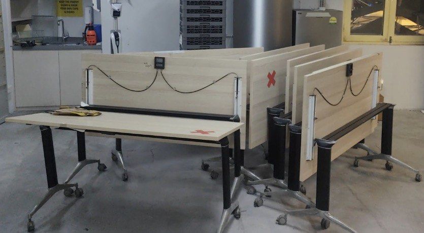 Computer Table; Study Tables; Utility Table (Category: Tables & Sets) located in Singapore. Submitted by sgkitchenbuyer (Listing ID 1441396392, Image 2). Description: Availability Qty: 9 pcs Measurements : 1500x750x740mm (LxWxH) Showroom / Collection: 1 Tuas South Ave 6 #03-10 Singapore 637021 *Free Parking Weekdays: 9.30 to 5.30pm Saturday: By appointment only Please avoid lunch hour 12 to 1pm Cindy 82021728 Steven 82980038 Payment via PayNow .
