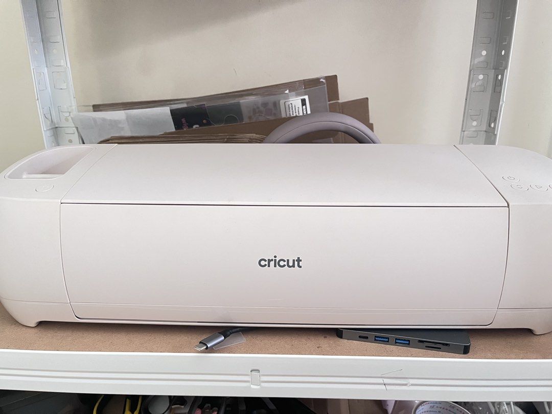 Cricut Explore 4 Seashell Electronic Cutting Machine (Category: Craft Supplies & Tools) located in Pasig City. Submitted by thrifits (Listing ID 1441451191, Image 1). Description: - Cricut Explore Air 4 (Seashell color) - Machine only (accessories not included) - Ideal for crafting and DIY projects - User-friendly and versatile - Capable of cutting a wide range of materials lfb cricut explore 4 inclusions: 3 mats rfs: upgrade nagamit lang ng 2 mo