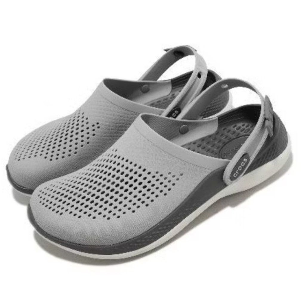 Crocs LiteRide Clog Grey Men's Shoes (Category: Slippers & Slides) located in San Juan City. Submitted by karlajoanne (Listing ID 1441461397, Image 2). Description: - Grey Crocs LiteRide clogs - Perforated for breathability - Features comfortable LiteRide footbed - Easy slip-on design with heel strap - Ideal for casual wear and activities SIZE US M5 W7 ORIGINAL - bought in Crocs Outlet Store in the US.