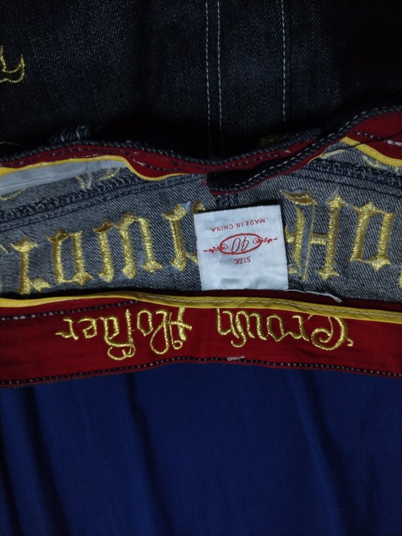 Crownholder baggy pants (Category: Jeans) located in Antipolo. Submitted by fecal2334 (Listing ID 1441573827, Image 3). Description: negotiable Size 40 crown holder 45L Thigh 14.5 Hem 11 Leg op 9.5 Issue 1 small Heelbite RFS buying rdr2 ps4 cd.