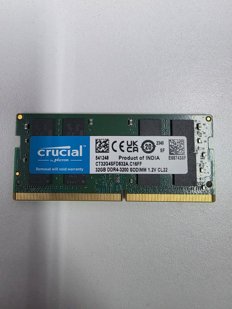 Crucial 32GB DDR4 RAM471049140123750401