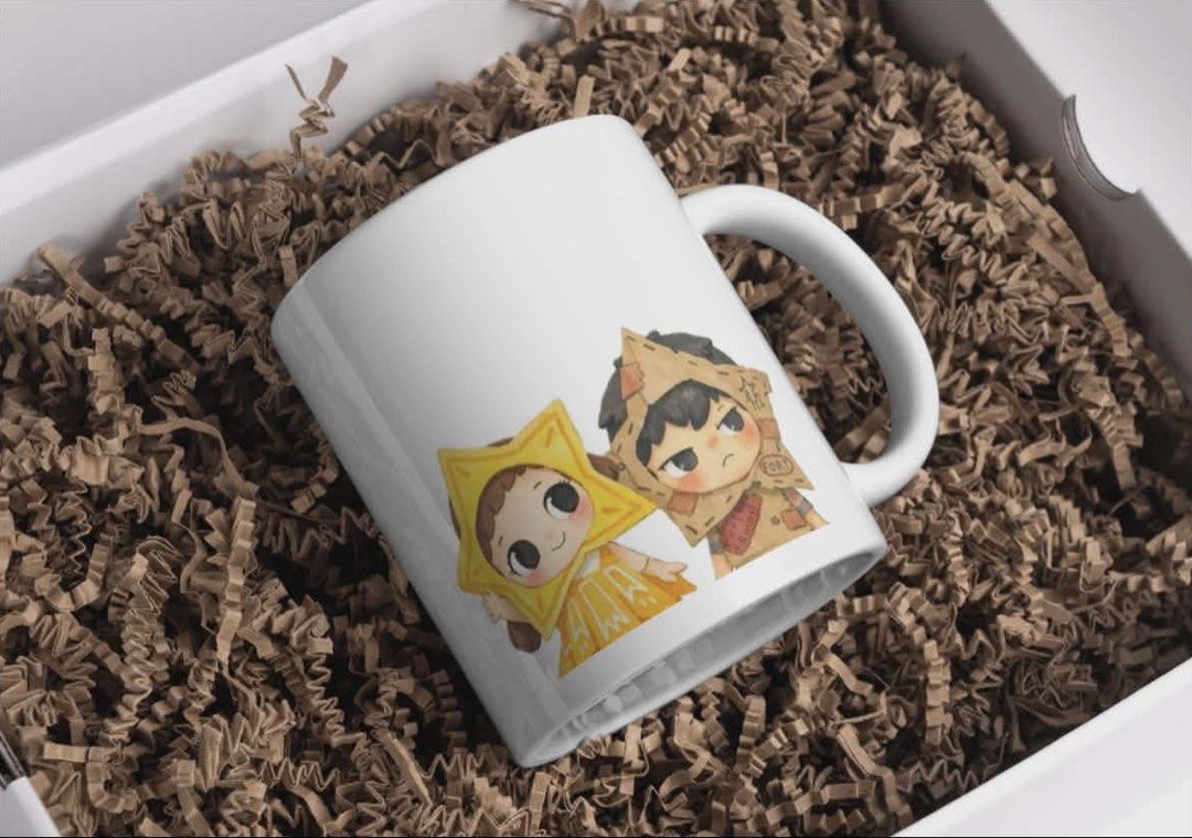 Custom Printed Ceramic Mug with Anime and Art Designs (Category: Coffee & Tea Tableware) located in Manila. Submitted by mbcollections251 (Listing ID 1441431467, Image 1). Description: - White ceramic mugs with unique designs. - Choose from Miku, Kuromi, or Starry Night. - Ideal for coffee, tea, or as a thoughtful gift. - Features a durable, long-lasting print. - Perfect for anime, art, and cute character enthusiasts. - Add a touch of personality