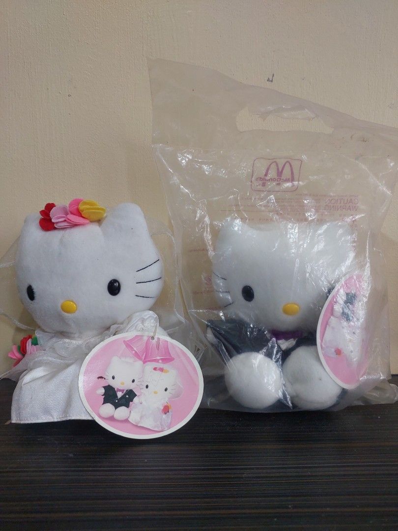 Dear daniel hello kitty groom and bride set from Mcdonalds. (Category: Character Goods) located in Naga. Submitted by thriftythrift86 (Listing ID 1441397796, Image 2). Description: SALE SALE 500 NALANG Mcdonalds Dear daniel hello kitty groom and bride set. Sealed pa yung groom Free hello kitty plush plus mini toys hello kitty from mcdo as well Ps: may konting dumi FTP basis Delivery via JnT or meetup naga city bicol. Deli fee to be shouldered by 