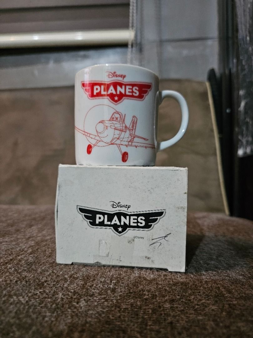 Disney Pixar Planes Small Mug (Category: Coffee & Tea Tableware) located in Caloocan City. Submitted by yatsbatoyskie (Listing ID 1441572620, Image 3). Description: Disney Pixar Planes Small Mug with original box included meetup or via lalamove caloocan sm grand monumento .