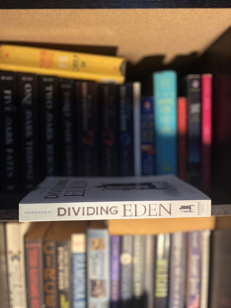 Dividing Eden by Joelle Charbonneau (Category: Storybooks) located in Manila. Submitted by eli555 (Listing ID 1441483628, Image 3). Description: - Young Adult Fantasy Novel - Condition: Good - Bit of yellowing due to age and storage.