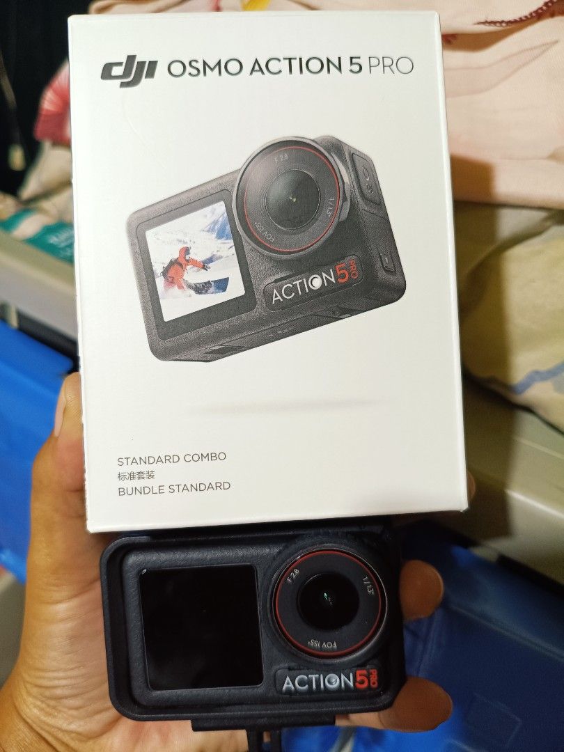 DJI Osmo Action 5 Pro Standard Combo Bundle (Category: Cameras) located in Cabanatuan. Submitted by dgm26 (Listing ID 1441384483, Image 2). Description: - DJI Osmo Action 5 Pro Camera silicon case Standard Combo Bundle - Ideal for capturing adventures - Includes original packaging - Ready for your next trip or project.