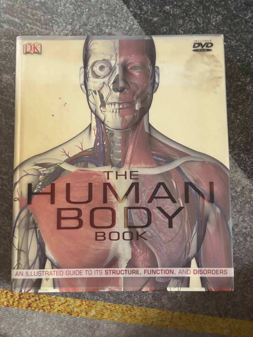DK The Human Body Book with Interactive DVD-ROM (Category: Textbooks) located in Manila. Submitted by jcadnolav (Listing ID 1441421609, Image 1). Description: - Illustrated guide to human body structure, function, and disorders. - Hundreds of original 3-D images for anatomical exploration. - Interactive DVD-ROM to analyze body systems and processes. - Comprehensive reference for anatomy and physiology enthusiasts..