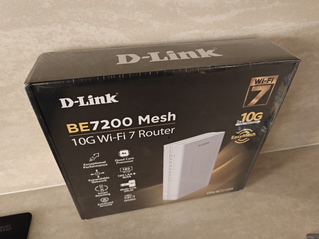 D-Link BE7200 Mesh 10G Wi-Fi 7 Router DPN-BE7212GR