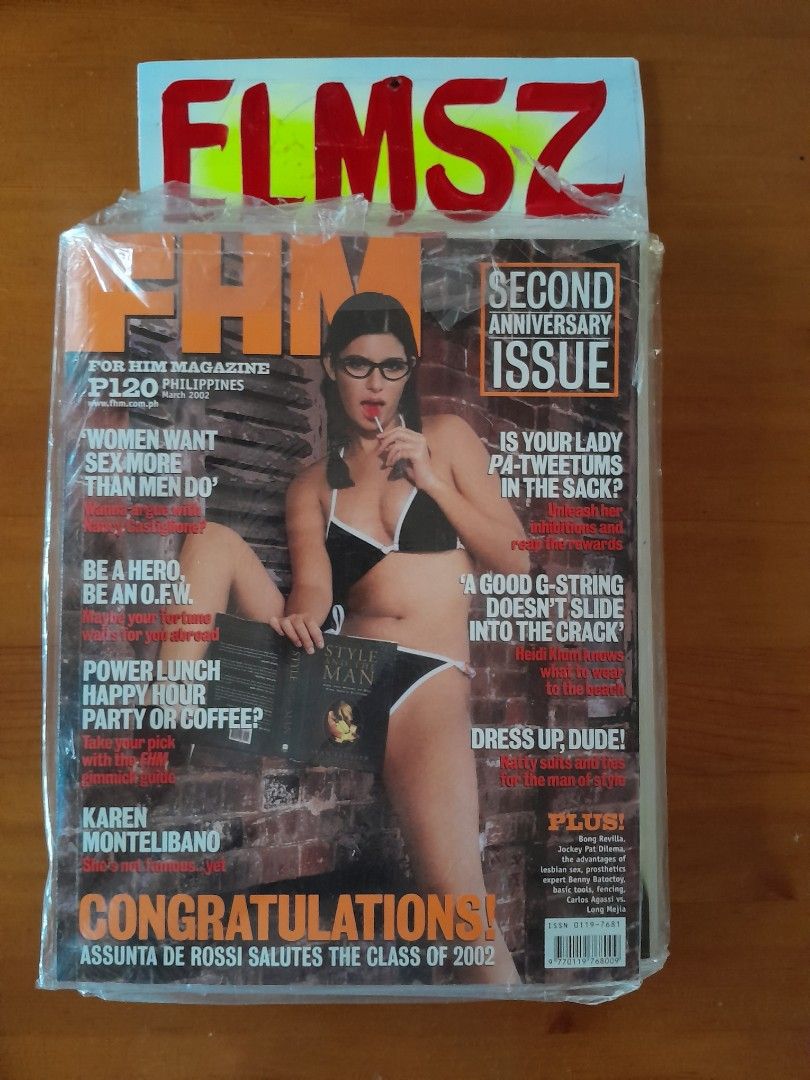 FHM back issues take all (Category: Magazines) located in Muntinlupa City. Submitted by elmsz (Listing ID 1441379736, Image 2). Description: Take all na! Excellent condition. May kasama pang poster yung Assunta na issue. Lalamove pickup sa Alabang. J and T sa malayo, add 50 sa shipping. Gcash.