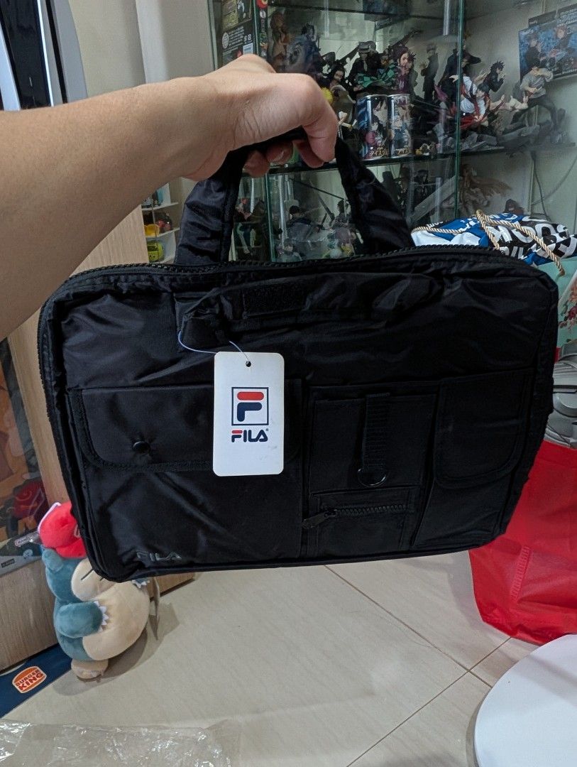FILA Black Laptop Bag Briefcase470806929679339520