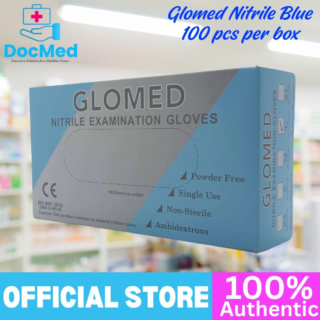 GLOMED SLIM BLUE NITRILE GLOVES (M) (Category: Medical Supplies & Tools) located in Quezon City. Submitted by staffmarke01383 (Listing ID 1441402552, Image 1). Description: 📢 OPEN FOR BULK ORDERS!!! 📦✨ ✅ AVAILABLE ON HAND / READY STOCKS! Huwag nang maghanap pa — lahat ng medical supplies na kailangan mo, nandito na sa amin! 💙 🩺 DXS ENTERPRISES INC. Your trusted supplier of Medical Supplies & Equipment! ✔️ We accept RETAIL and BULK ORDERS ✔️ Q