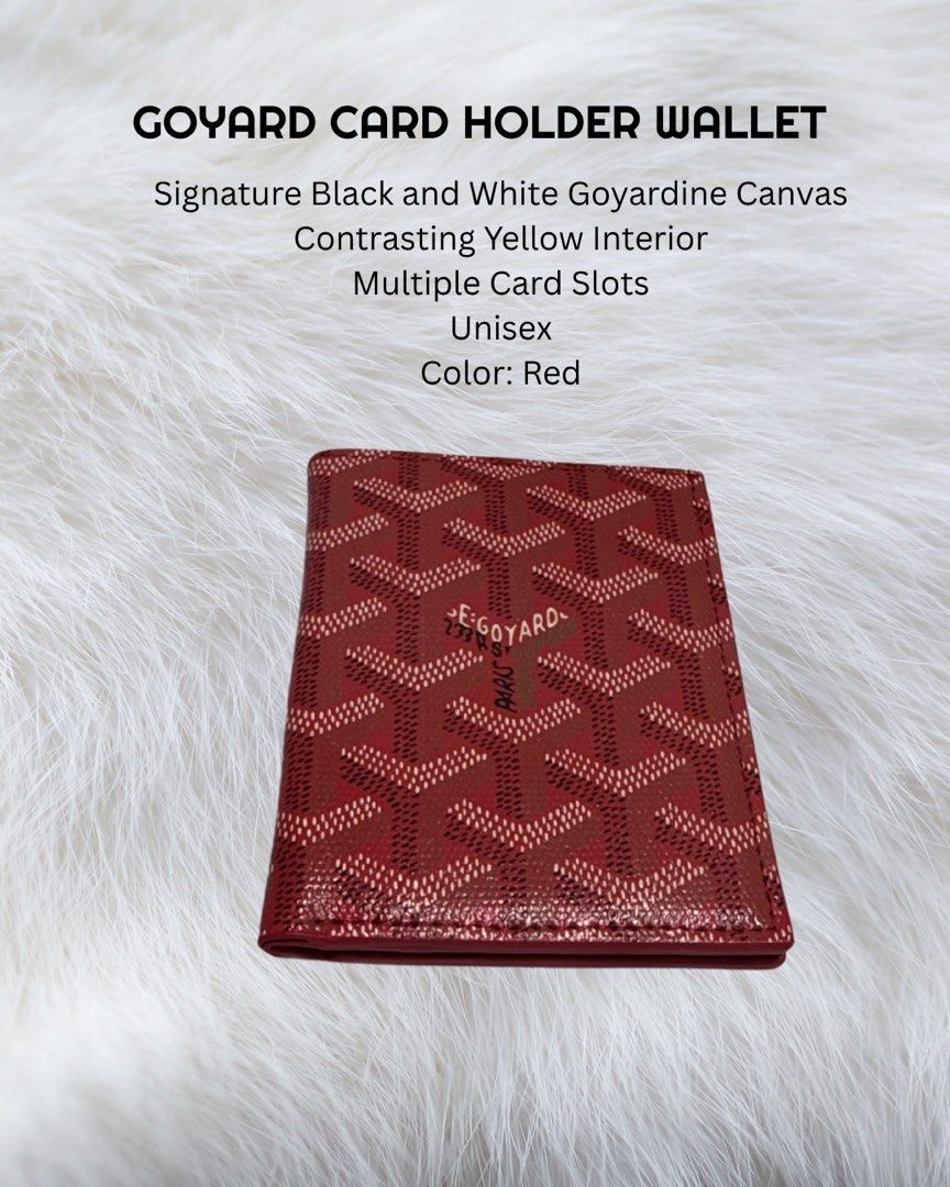 Goyard Card Holder Wallet (Category: Luxury Bags & Wallets) located in Muntinlupa City. Submitted by lookoverthere_ (Listing ID 1441429905, Image 2). Description: .